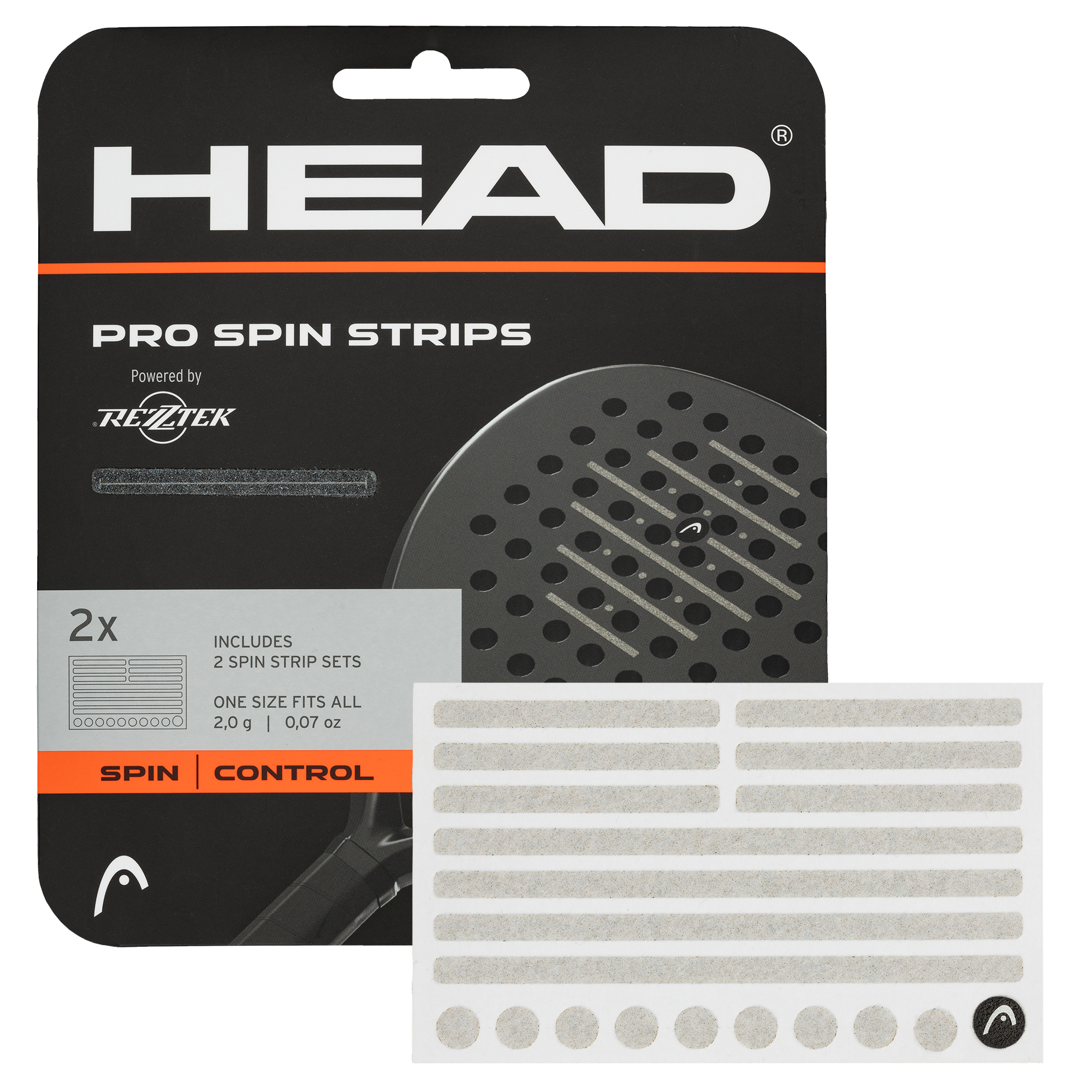 Head Pro Spin Strips powered by Rezztek®