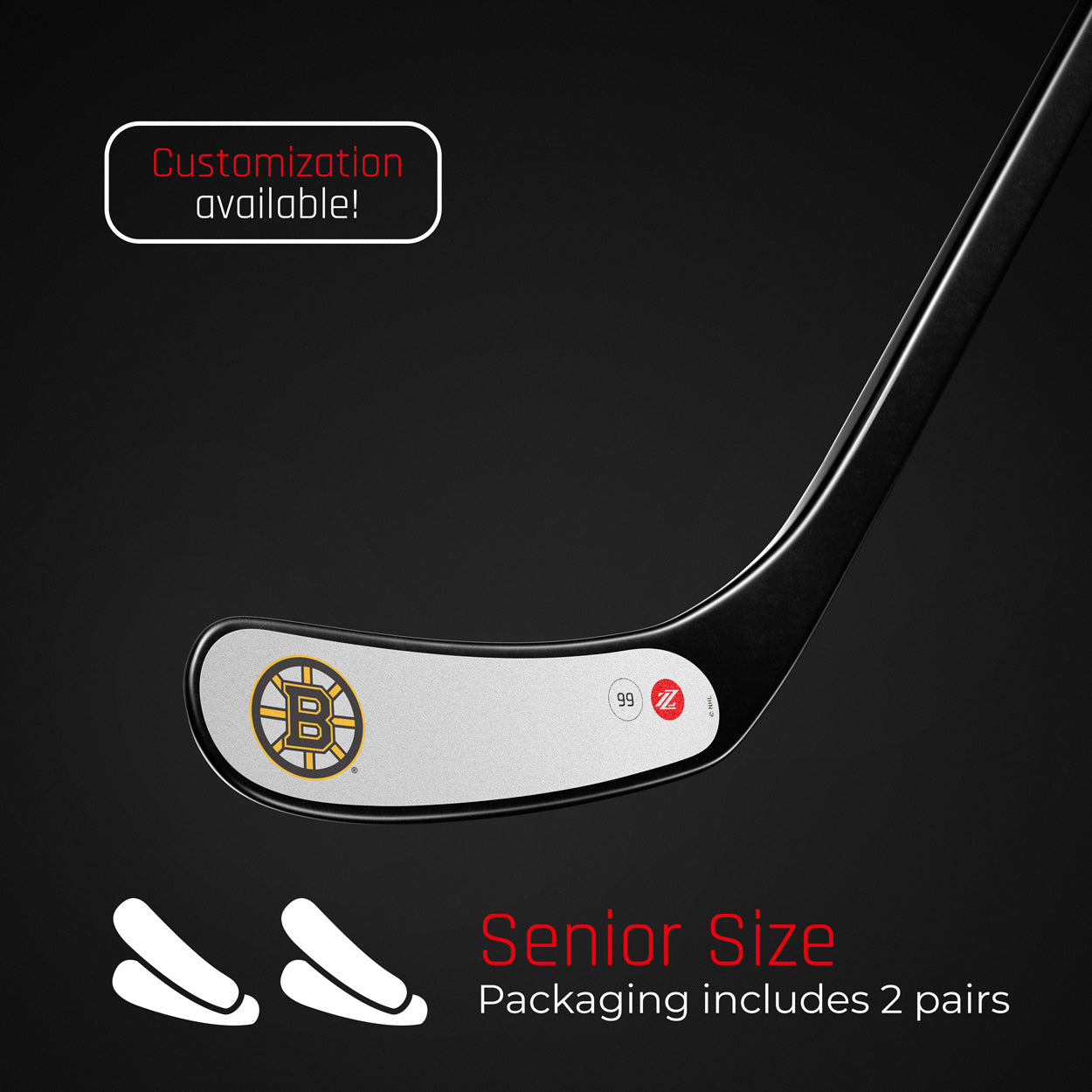 Rezztek® Doublepack Player NHL Edition Senior - White